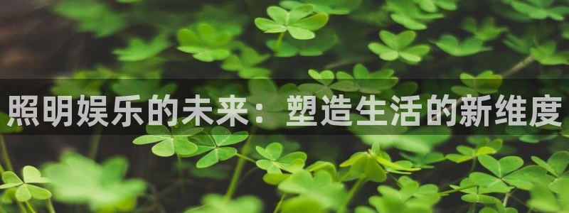 长运娱乐vk最新版下载方法：照明娱乐的未来：塑造生活的新维度